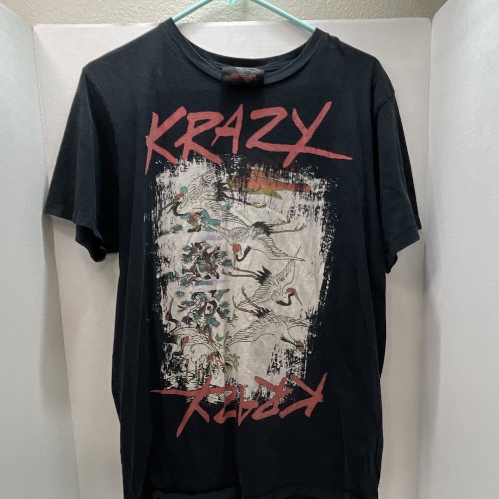 Vintage Ed Hardy Men’s T-Shirt Size Large Krazy Logo Christian